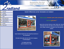 Tablet Screenshot of 2radland.de